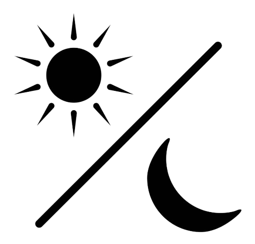 icône dark mode